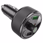 HOCO E82 Guerrero – Transmetteur FM Bluetooth pour voiture PD30W + QC3.0 -  Puissance, connectivité et élégance en mouvement – Image 5