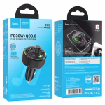 HOCO E82 Guerrero – Transmetteur FM Bluetooth pour voiture PD30W + QC3.0 -  Puissance, connectivité et élégance en mouvement – Image 6