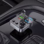 HOCO E86 Alegria – Transmetteur FM Bluetooth pour voiture 48W double port (PD30W + QC3.0) -  Énergie, élégance et connectivité sans compromis – Image 7