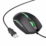 HOCO GM37 Wonderful – Souris filaire gaming lumineuse -contrôle précis avec éclairage RVB pour les joueures professionnels – Image 2