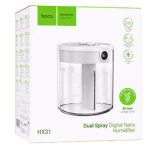 HOCO HX31 Dual Spray – Humidificateur à double pulvérisation avec affichage digital - Élégance, efficacité et confort d’air – Image 4