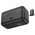 HOCO L17 Dual-Mic – Micro-cravate sans fil magnétique à double microphone (iP/Type-C) - Qualité studio, mobilité professionnelle et style haut de gamme – Image 2