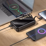 HOCO Q37A Graceful – Power Bank 22.5W + PD 20W avec deux câbles intégrés (20 000 mAh) – Double puissance, élégance prolongée – Image 6