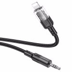 HOCO UPA27 Spirit – Câble de conversion audio numérique transparent pour iPhone - Expérience audio fiable, performante et esthétique