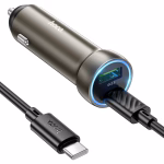 HOCO Z54A Prosperous – Chargeur de voiture double port 48W PD30W + QC3.0 avec câble - Puissance, élégance et performance à chaque trajet – Image 7