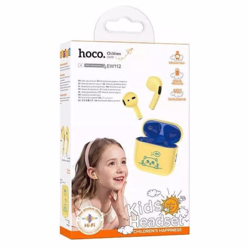 Emballage Hoco EW112 Friendly – Écouteurs Bluetooth pour enfants – Algérie