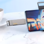 HOCO UD15 - Clé USB 3.2 Type-C  Clever (32GB/64GB/128GB/256GB) gris métallisé – Image 5