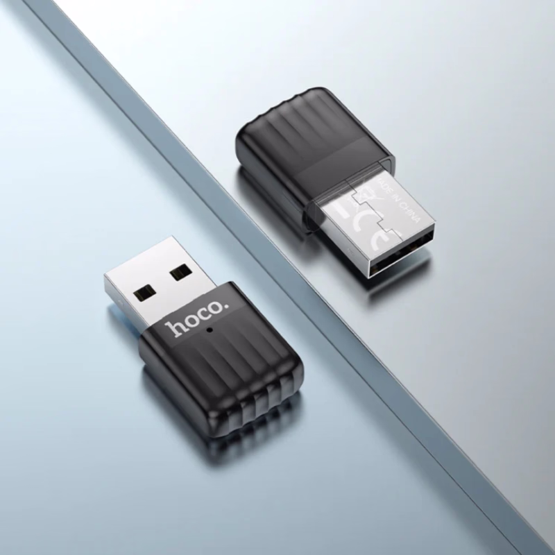 Adaptateur USB WiFi 5 HOCO HI33 design compact noir aluminium Algérie